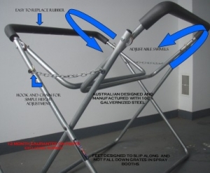Standeasy (spray painting and panel stand)