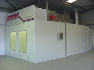 The 'ZODIAC' Semi Downdraft Spray Booth & Baking Oven 