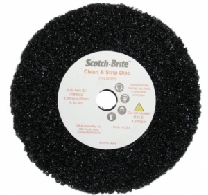 3M Scotch-Brite clean n strip disc 178mm