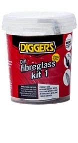 Diggers DIY Fibreglass Kits (1/4m2 mat)