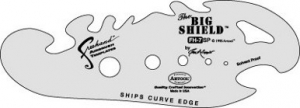 Airbrush Template - The Essential Seven II The Big Shield (French Curve)