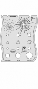 Airbrush Template - Kustom FX Bullet-Ridden